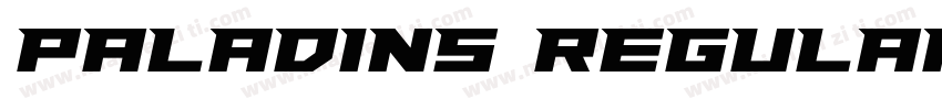 PALADINS REGULAR字体转换